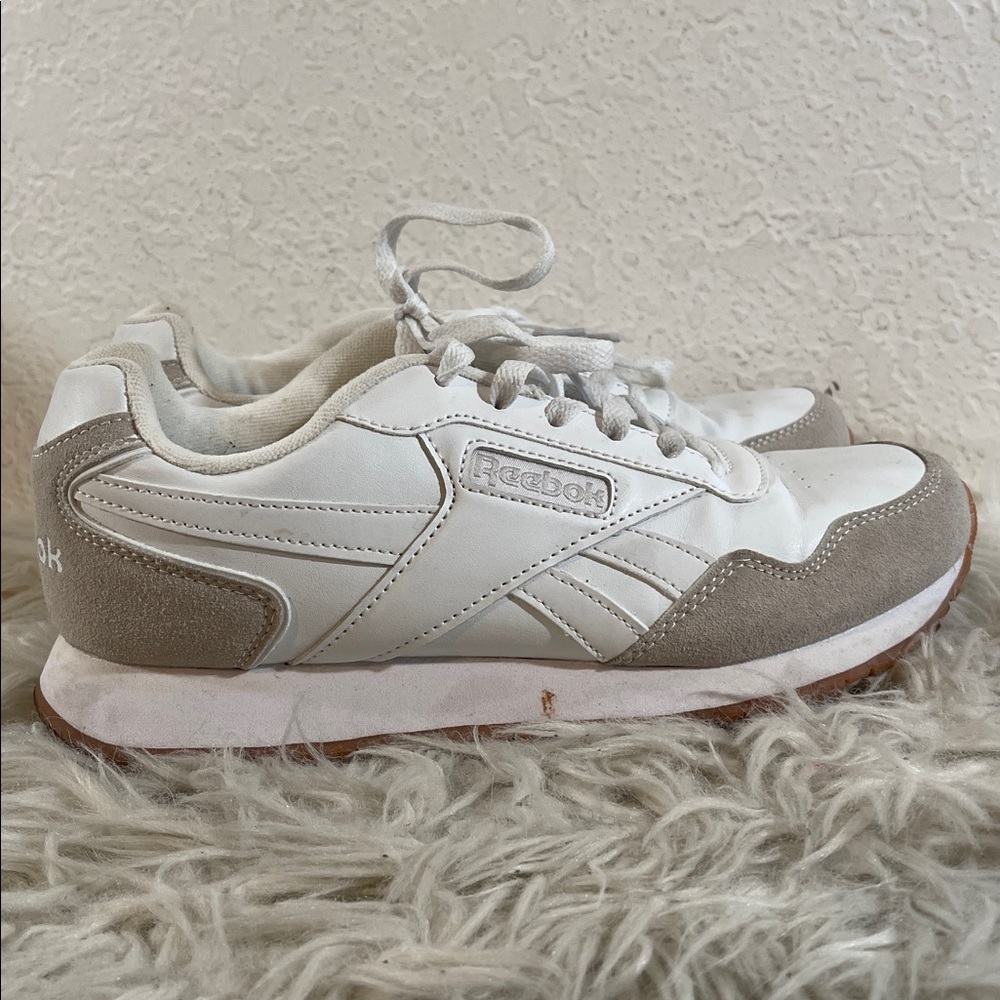 Reebok Womens Classic Harmon FFC0119598 White Casual Shoes Sneakers Size 8.5 - Picture 5 of 11